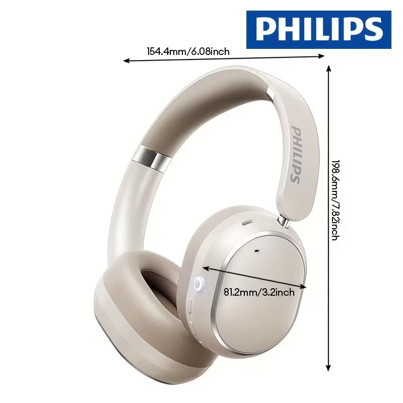Philips TAH6519 LDAC HD Audio Decoding & Surging Low Frequency Dynamic for Music Lovers In Daily Use And Travel 2025 Popular Wireless Head - Mounted Headphones