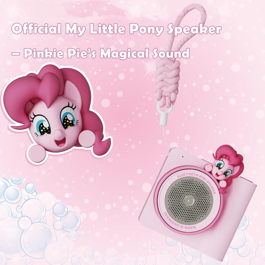 My Little Pony Mini Bluetooth Speaker, Portable Wireless, 10m Range, 5.5H Playtime, Type-C Charging, Pink