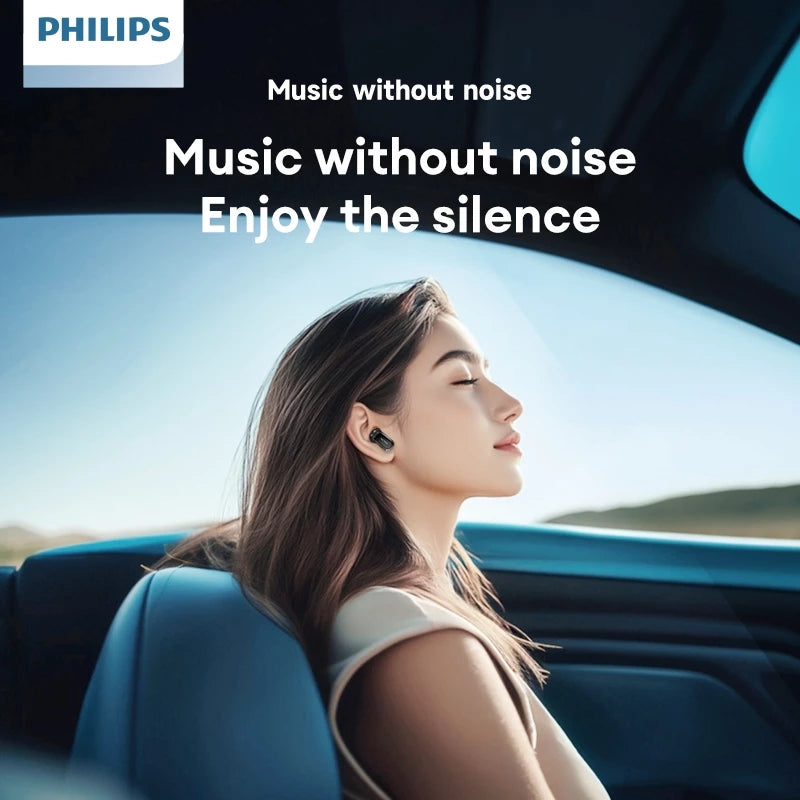 PHILIPS TAT2569 Earphones Bluetooth 5.4 AI intelligent noise reduction call lossless sound quality long battery life in-ear Bluetooth headset