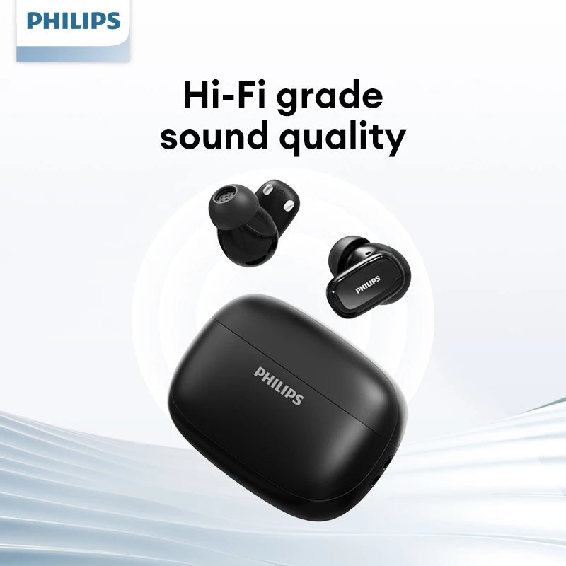 PHILIPS TAT2569 Earphones Bluetooth 5.4 AI intelligent noise reduction call lossless sound quality long battery life in-ear Bluetooth headset